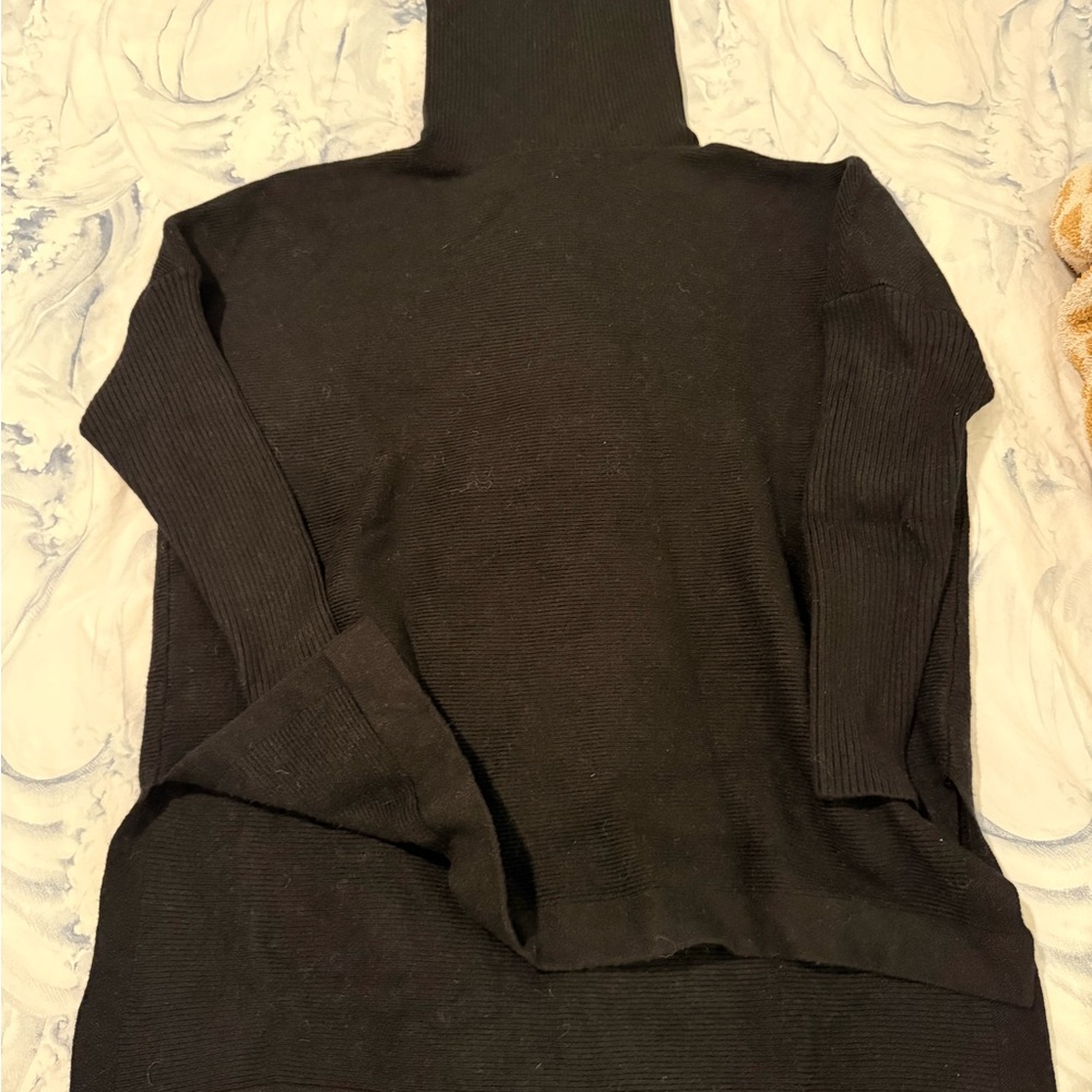 Elegant Black Turtleneck Sweater